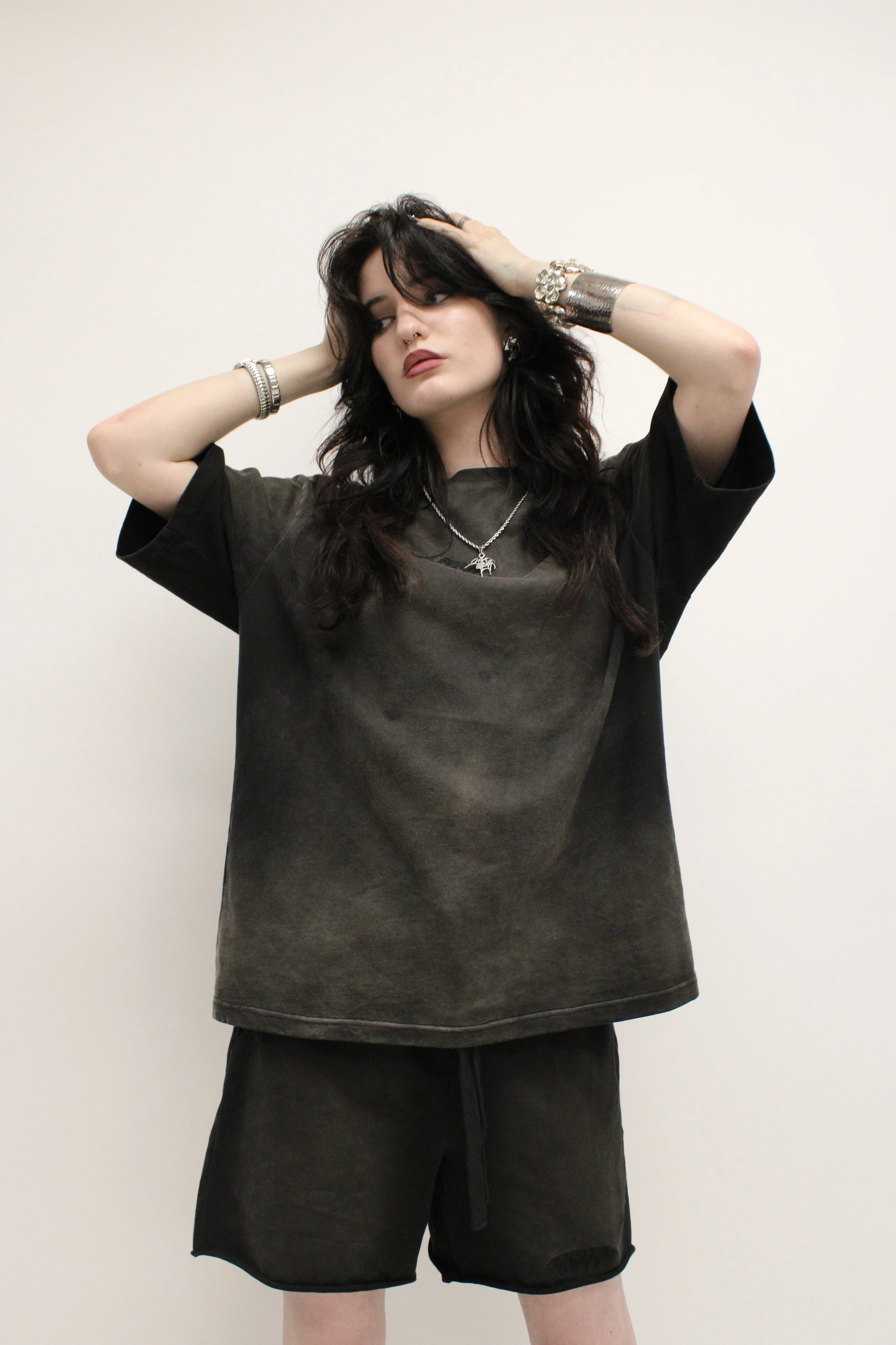 CASUAL WASHED SHORTS - Image 8