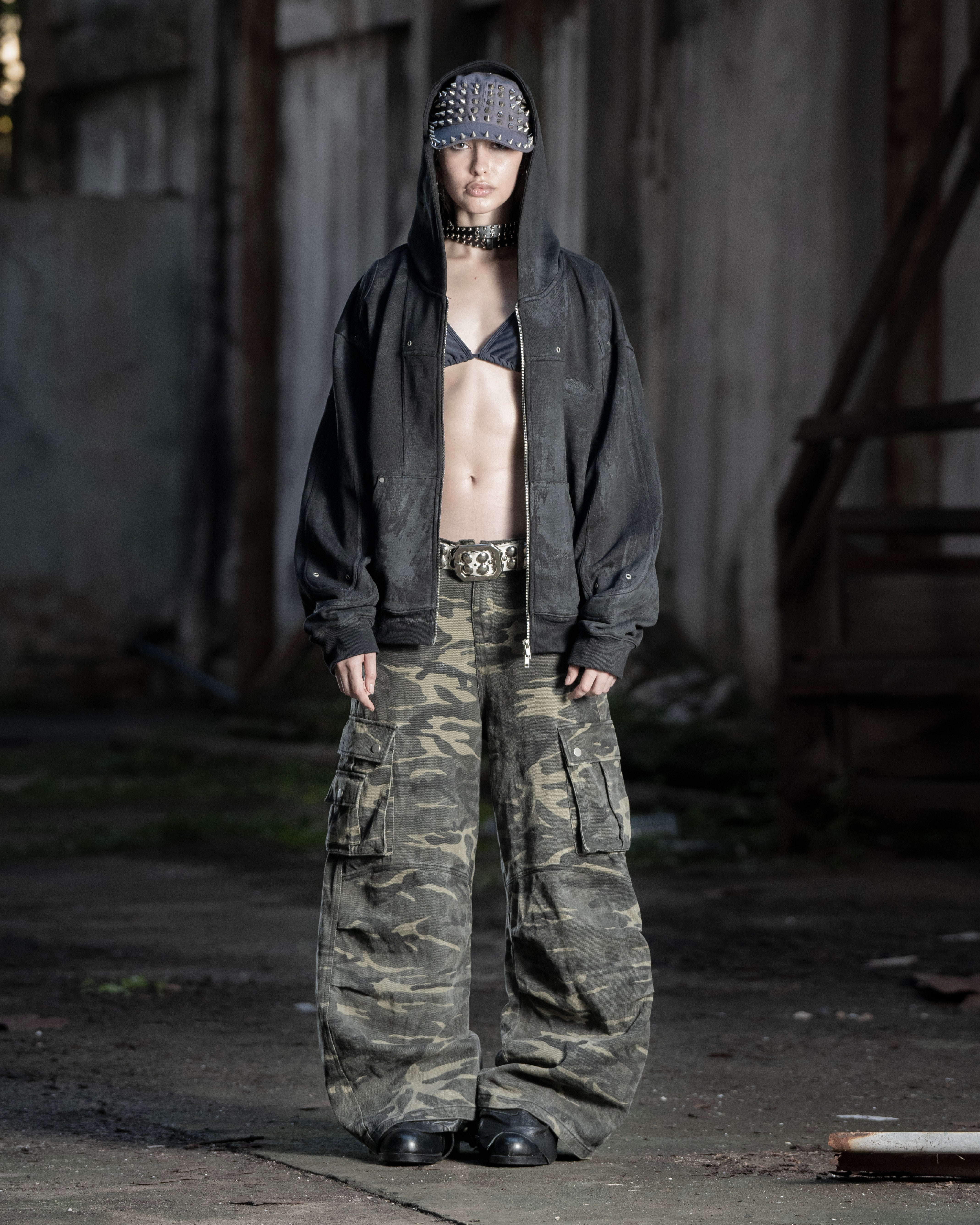 SHELL WAXED ZIP UP - Image 3