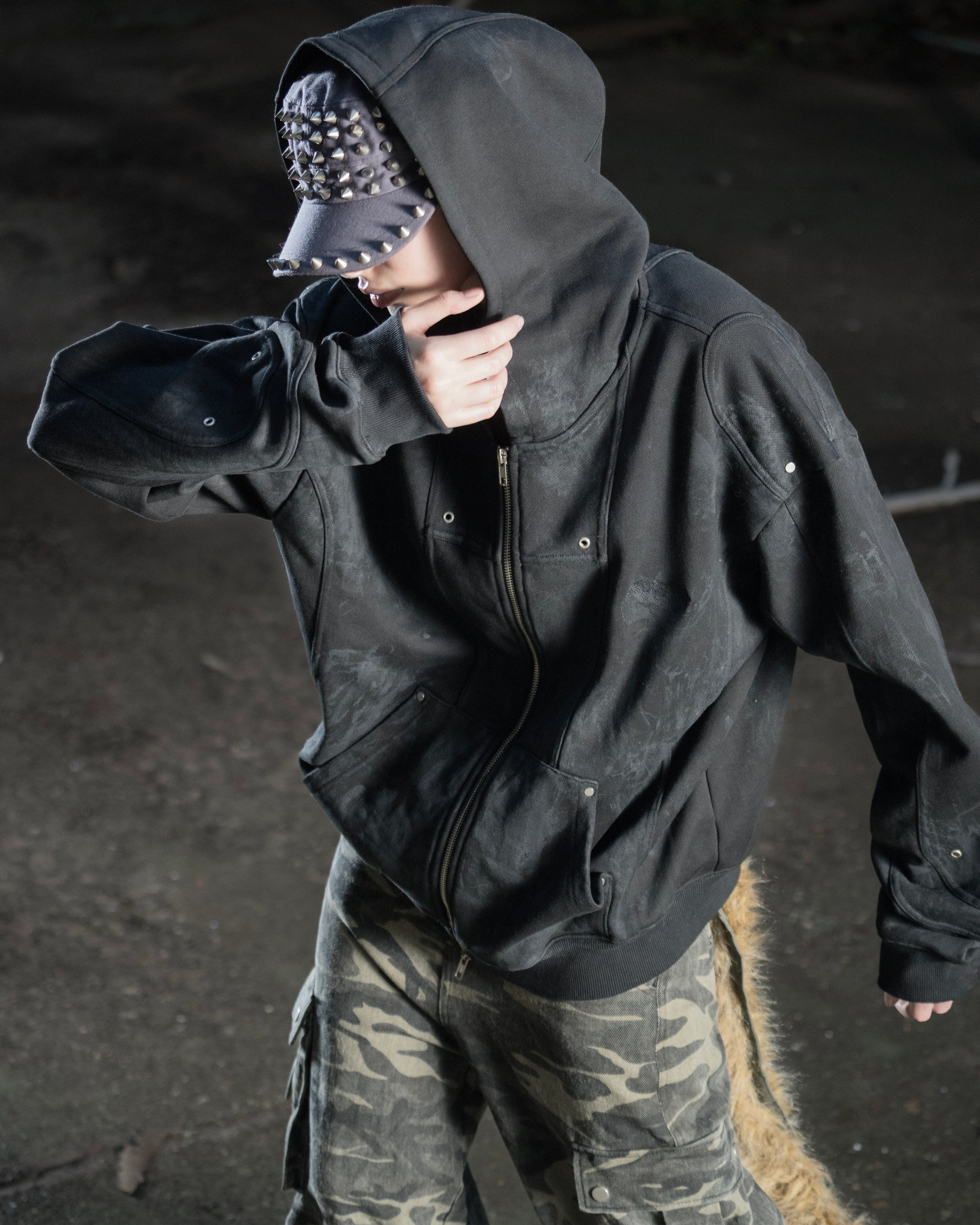 SHELL WAXED ZIP UP - Image 5