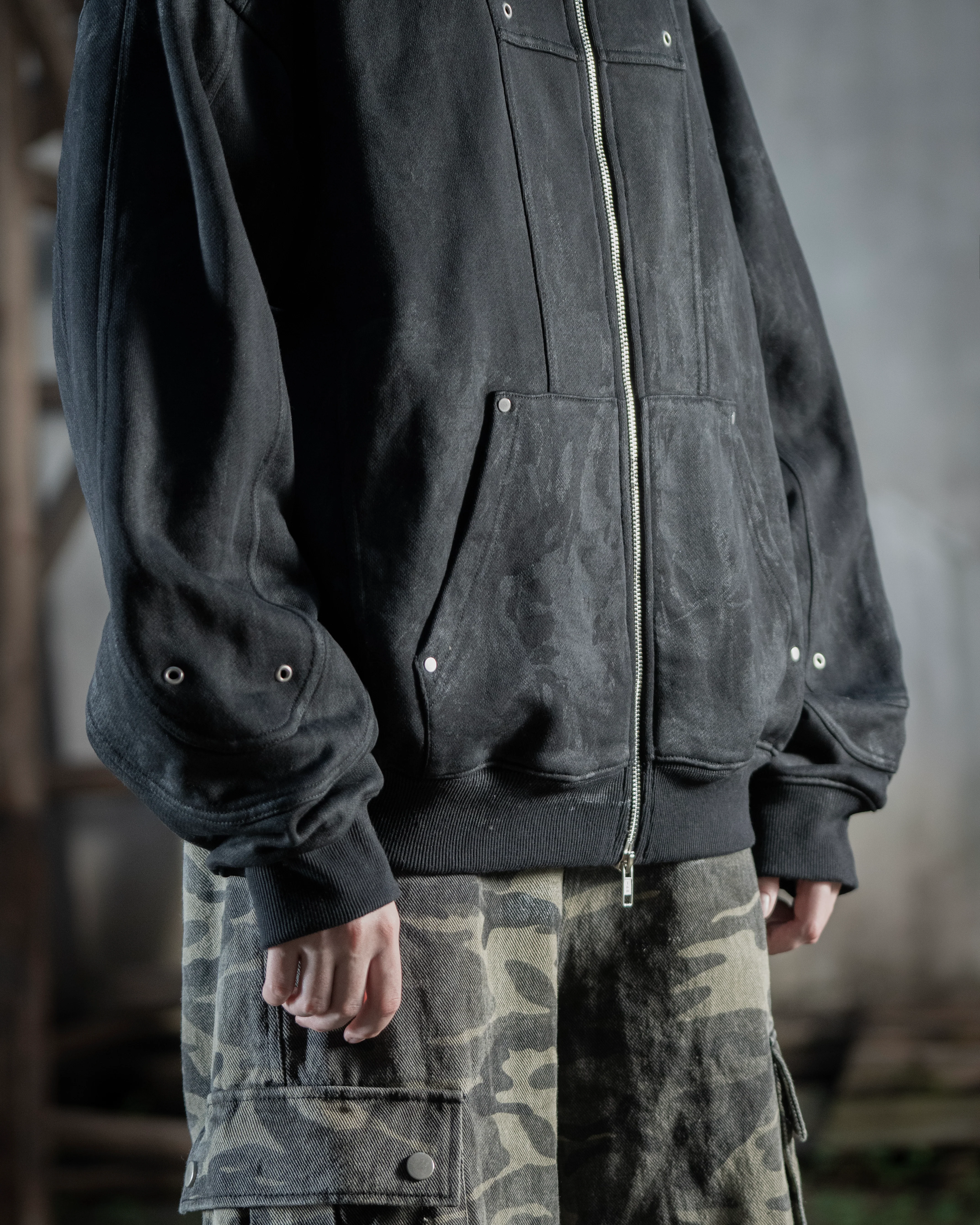 SHELL WAXED ZIP UP - Image 7
