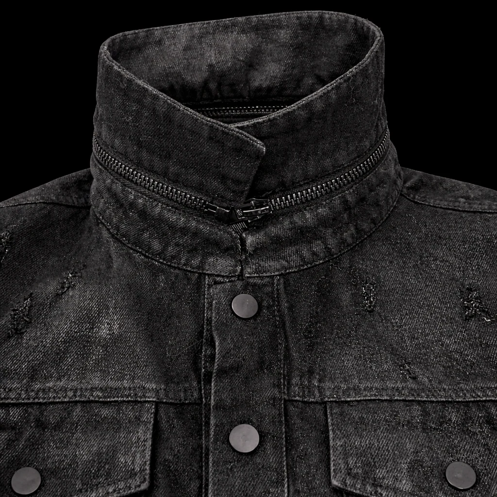 WAX DENIM JACKET - Image 3