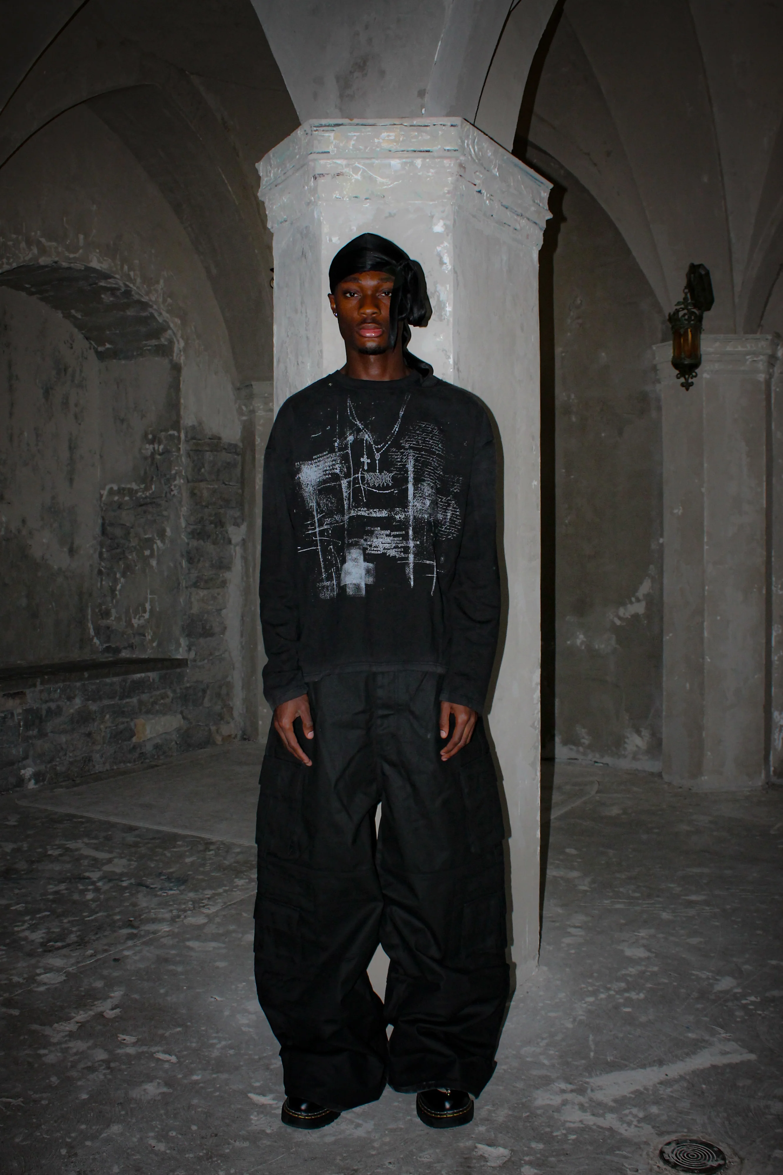 WAXED CARGO PANTS - Image 3