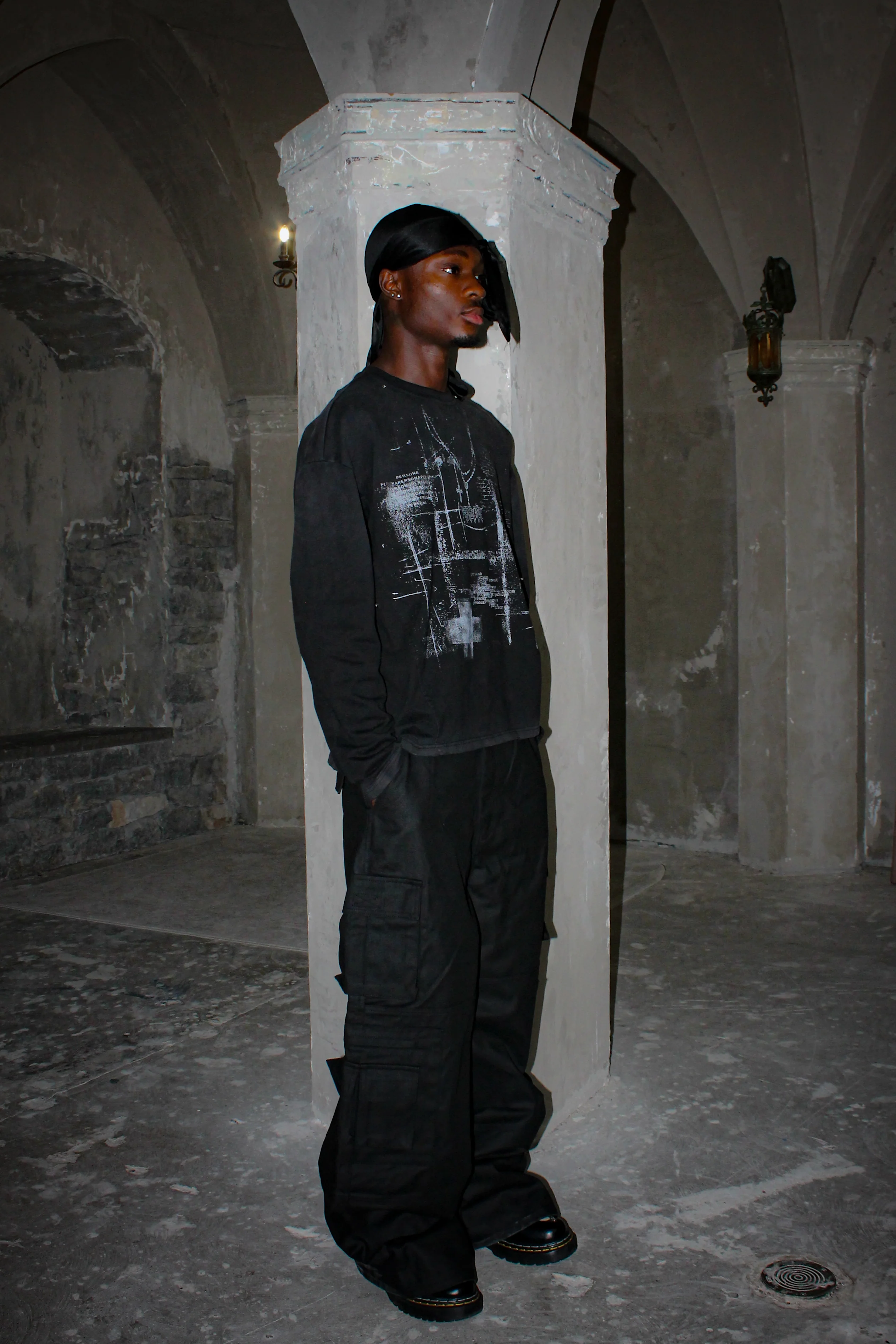 WAXED CARGO PANTS - Image 5